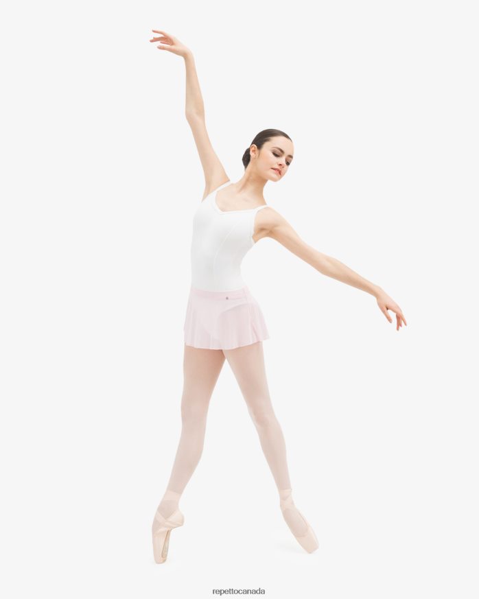 Short Fishnet Skirt Pale Pink Clothing Repetto 48HPNT502 Women