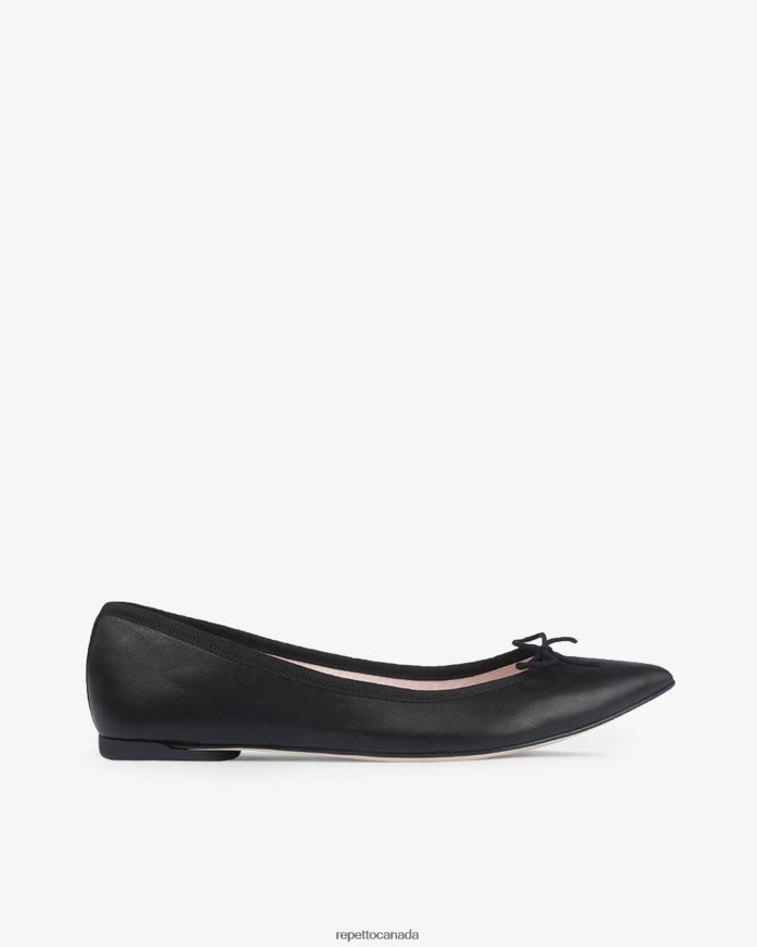 Brigitte Pointy Toe Ballerinas Black Footwear Repetto 48HPNT142 Women