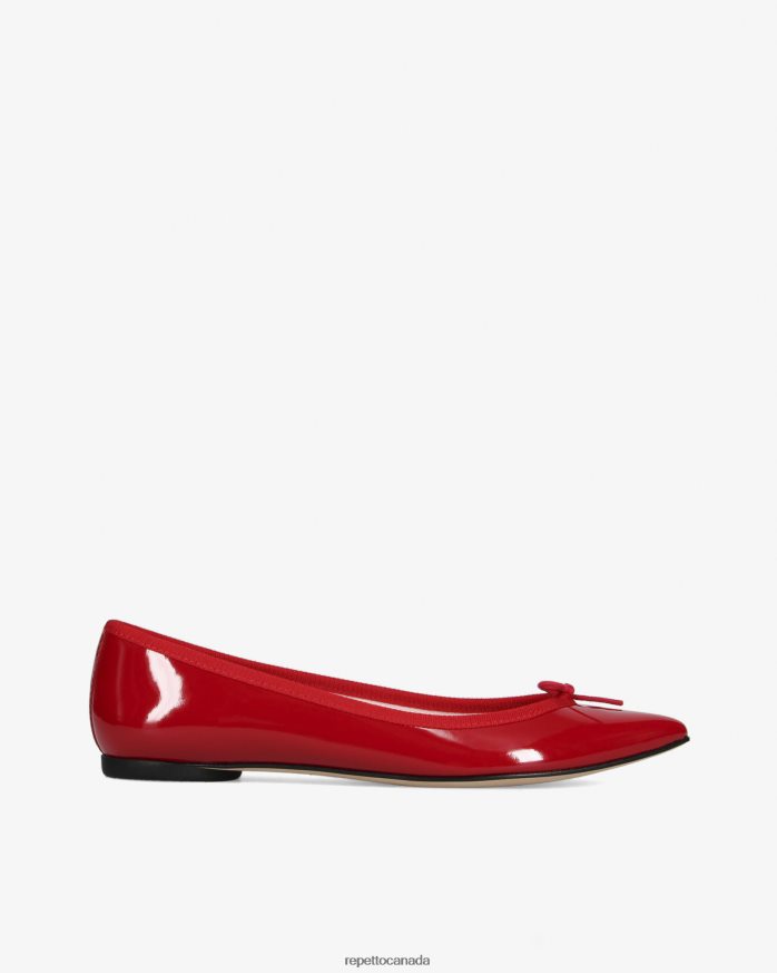 Brigitte Pointy Toe Ballerinas Flammy Red Footwear Repetto 48HPNT59 Women
