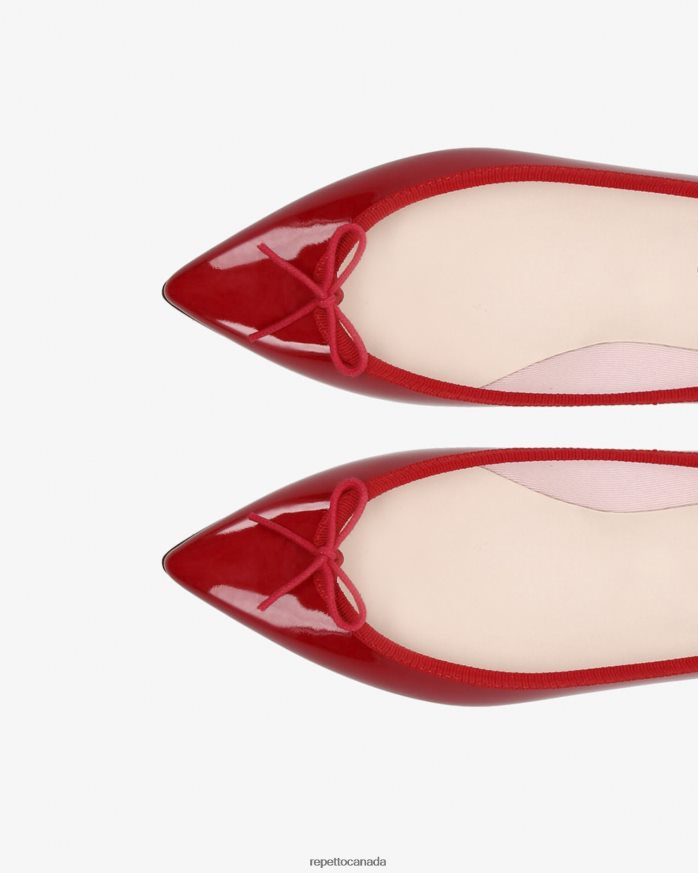 Brigitte Pointy Toe Ballerinas Flammy Red Footwear Repetto 48HPNT59 Women