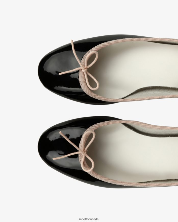 Camille Ballerinas Black And Iconic Pink Footwear Repetto 48HPNT55 Women