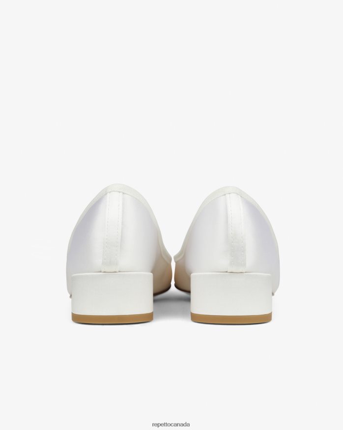 Camille Ballerinas - Satin Ivory White Footwear Repetto 48HPNT82 Women