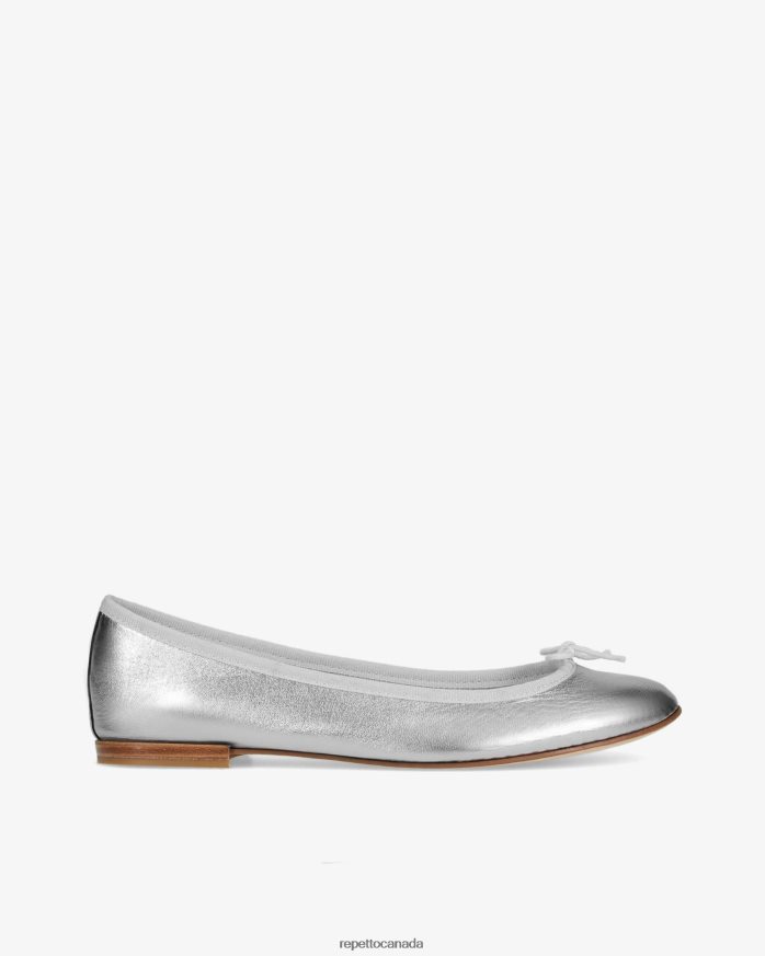 Cendrillon Ballerinas Silver Footwear Repetto 48HPNT94 Women