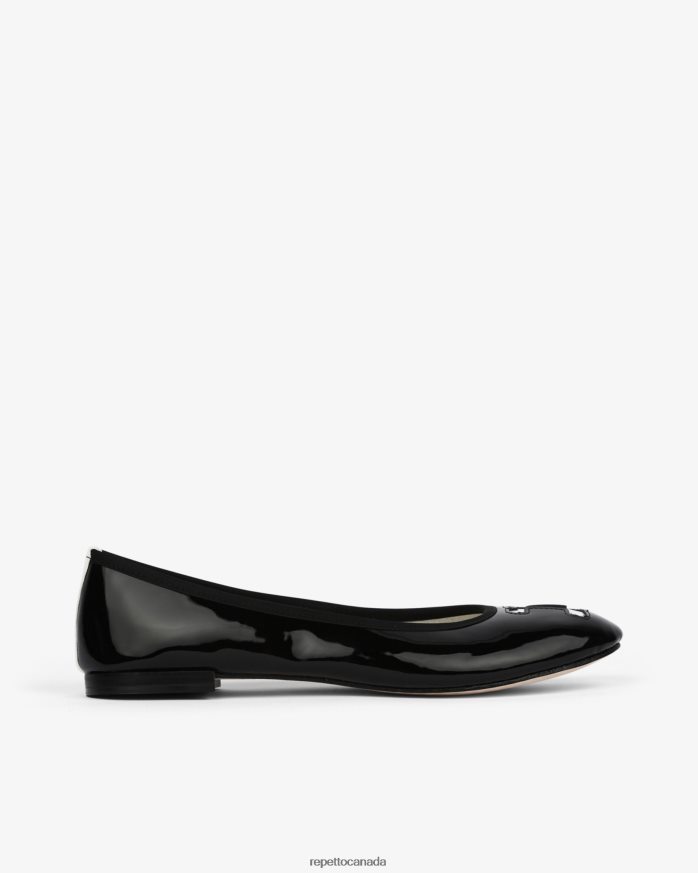 Grenadine Ballerinas Black And White Footwear Repetto 48HPNT54 Women