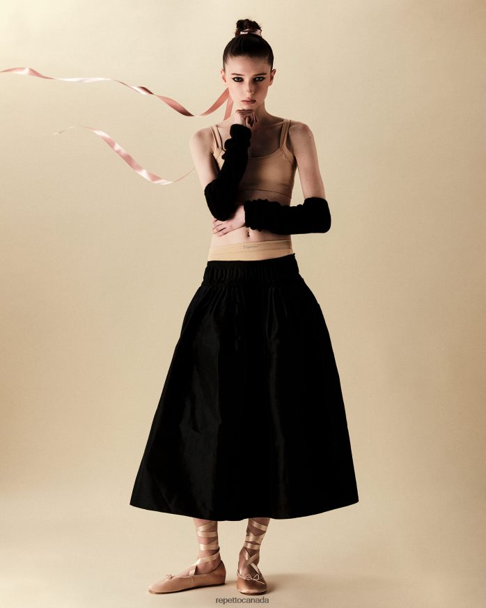 Sophia Ballerinas - Satin Cashmere Beige Footwear Repetto 48HPNT21 Women