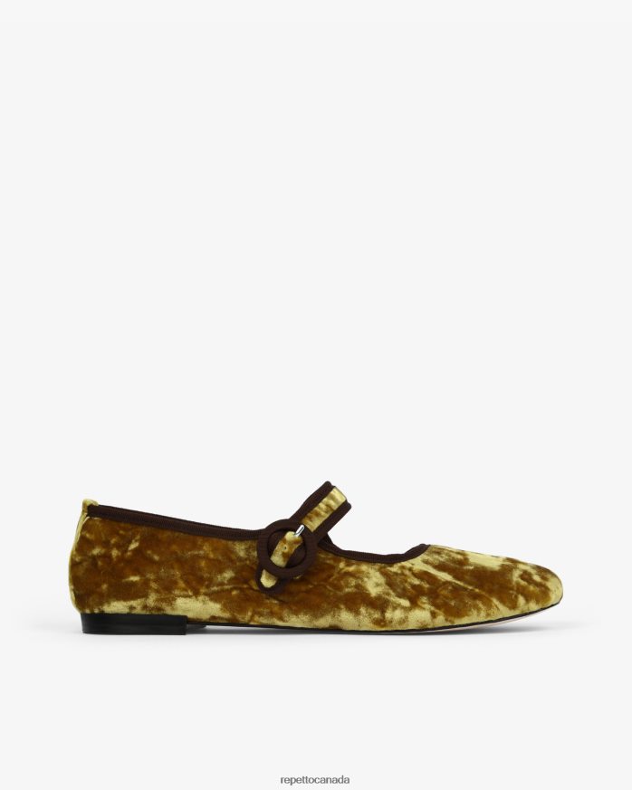 Georgia Mary Janes Antic Gold Footwear Repetto 48HPNT163 Women
