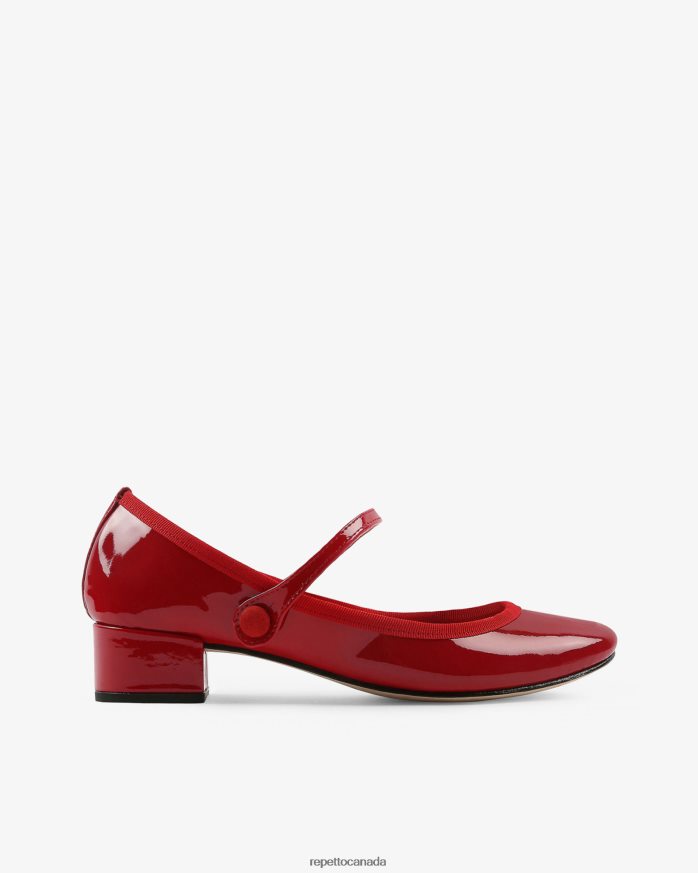 Rose Mary Janes Flammy Red Footwear Repetto 48HPNT157 Women