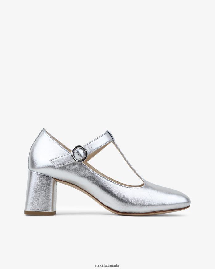 Tara Mary Janes Silver Footwear Repetto 48HPNT179 Women