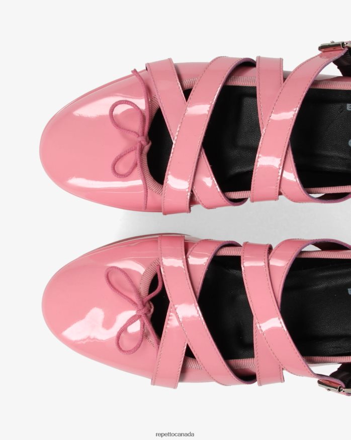 X Noir Kei Ninomiya - Platform Mary Janes Baby Pink Footwear Repetto 48HPNT153 Women