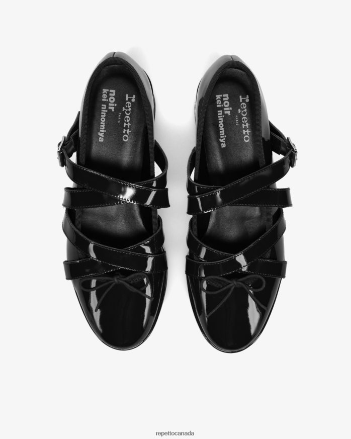 X Noir Kei Ninomiya - Platform Mary Janes Black Footwear Repetto 48HPNT154 Women