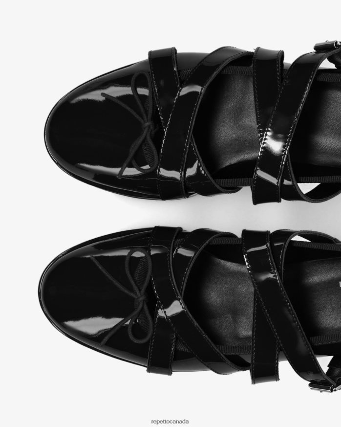 X Noir Kei Ninomiya - Platform Mary Janes Black Footwear Repetto 48HPNT154 Women