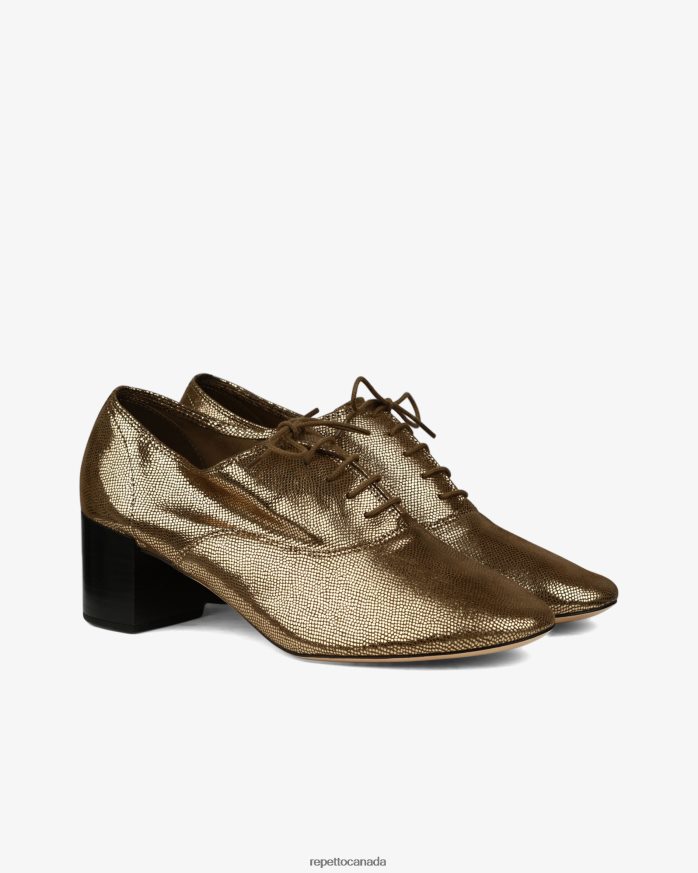 Fado Oxford Shoe Antic Gold Footwear Repetto 48HPNT206 Women