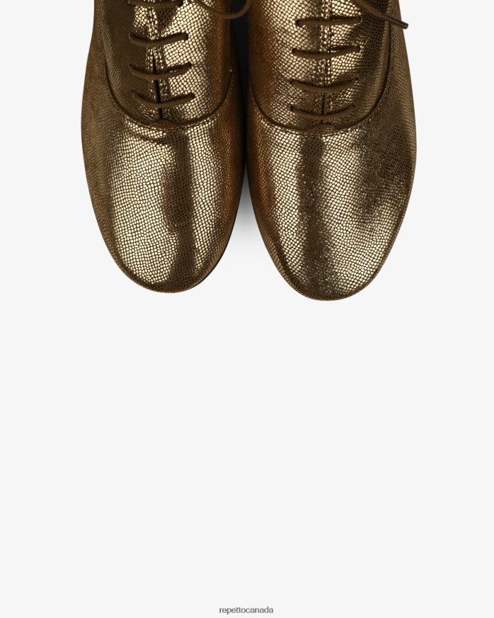 Fado Oxford Shoe Antic Gold Footwear Repetto 48HPNT206 Women