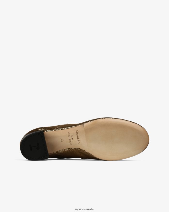 Fado Oxford Shoe Antic Gold Footwear Repetto 48HPNT206 Women