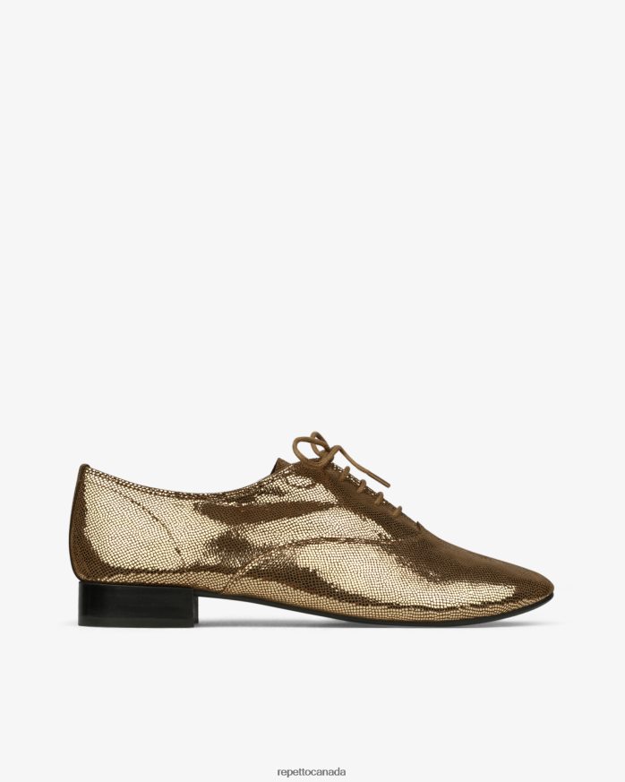 Zizi Oxford Shoes Antic Gold Footwear Repetto 48HPNT214 Women