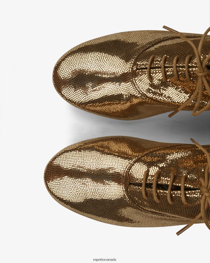 Zizi Oxford Shoes Antic Gold Footwear Repetto 48HPNT214 Women