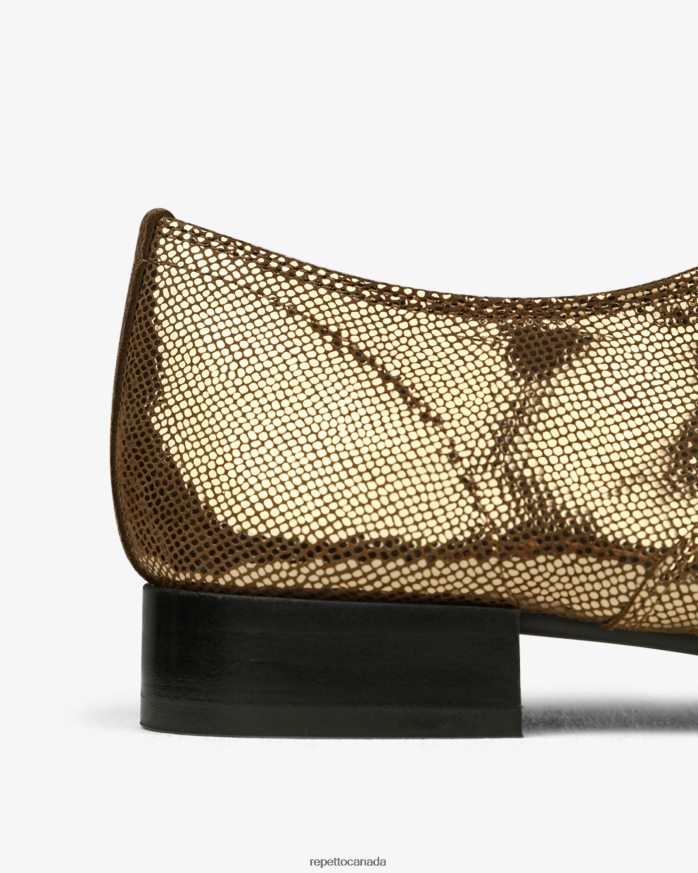 Zizi Oxford Shoes Antic Gold Footwear Repetto 48HPNT214 Women