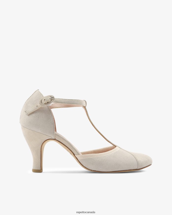 Baya T-Straps Spirit White Footwear Repetto 48HPNT246 Women