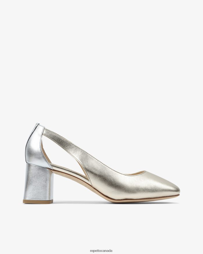 Terry Pumps Light Gold And Silver Footwear Repetto 48HPNT236 Women