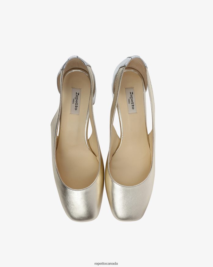 Terry Pumps Light Gold And Silver Footwear Repetto 48HPNT236 Women