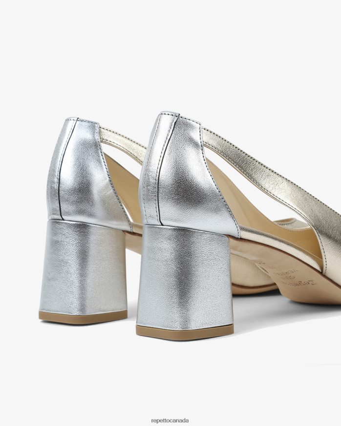 Terry Pumps Light Gold And Silver Footwear Repetto 48HPNT236 Women