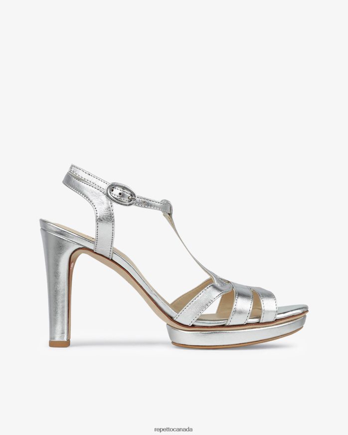 Bikini Sandals Silver Footwear Repetto 48HPNT242 Women